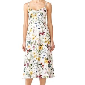 Bailey 44 White Floral Midi Dress